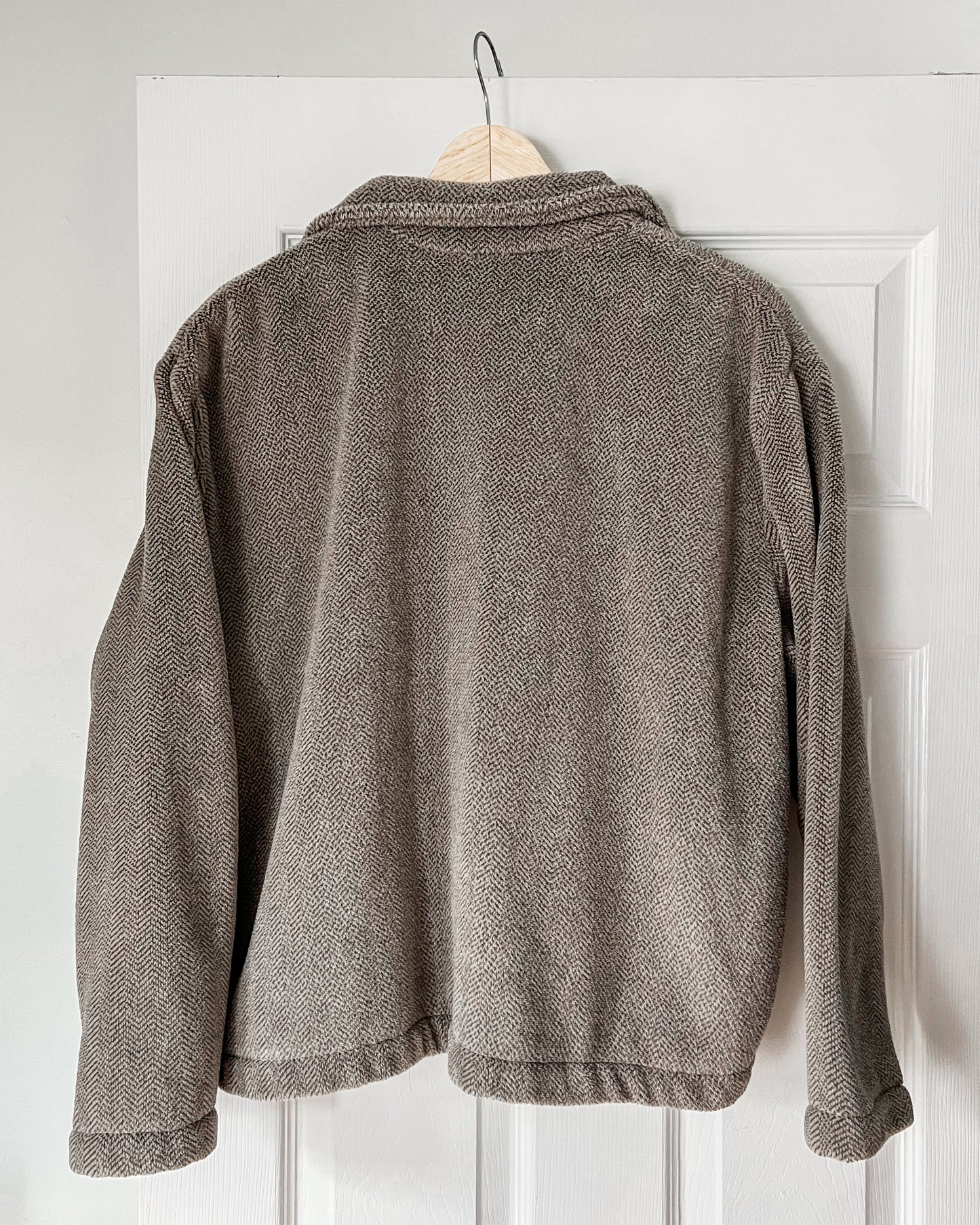 Vintage Fleece Cropped Jacket