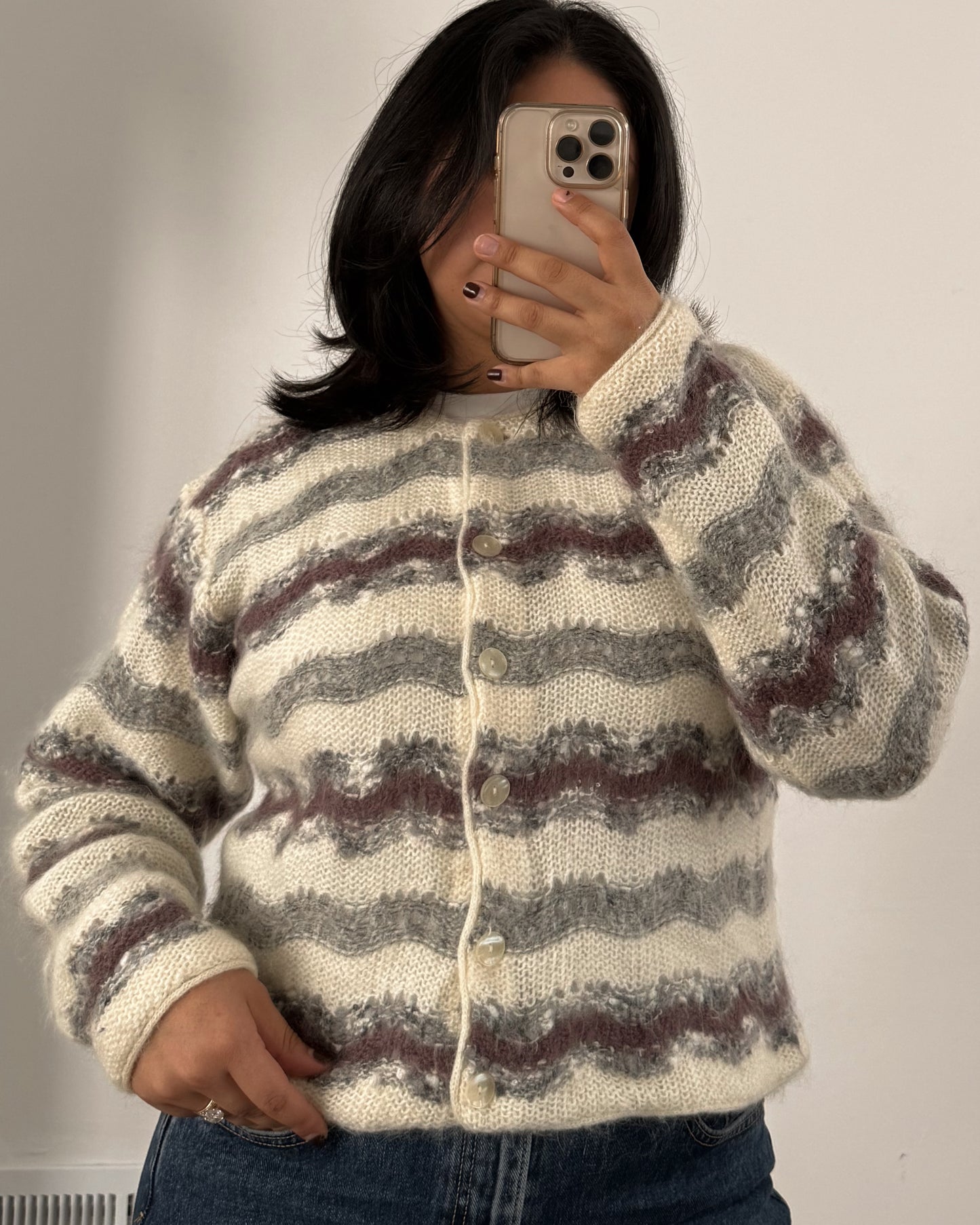 Mohair Blend Cardigan