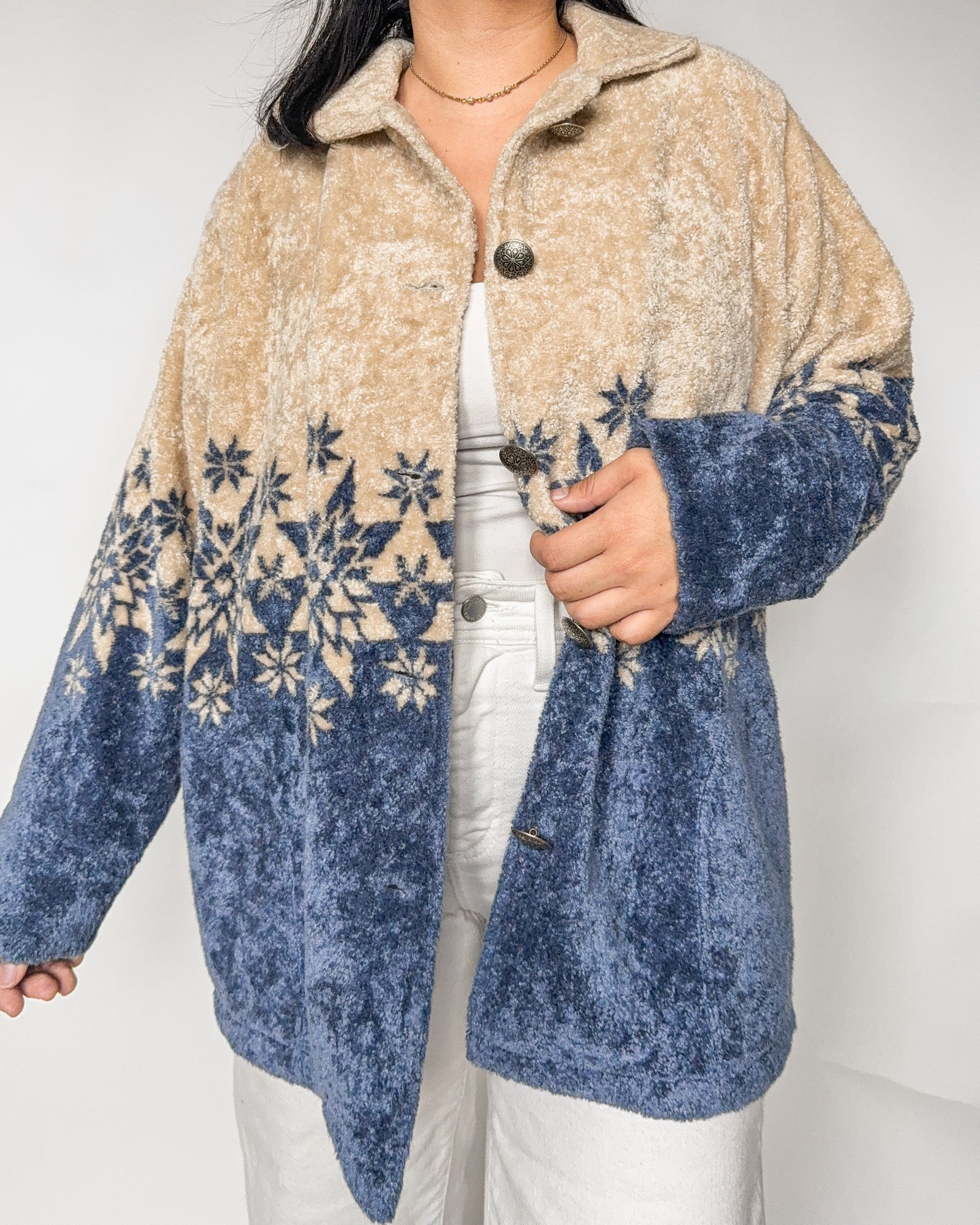 Two Toned Fleece Jacket