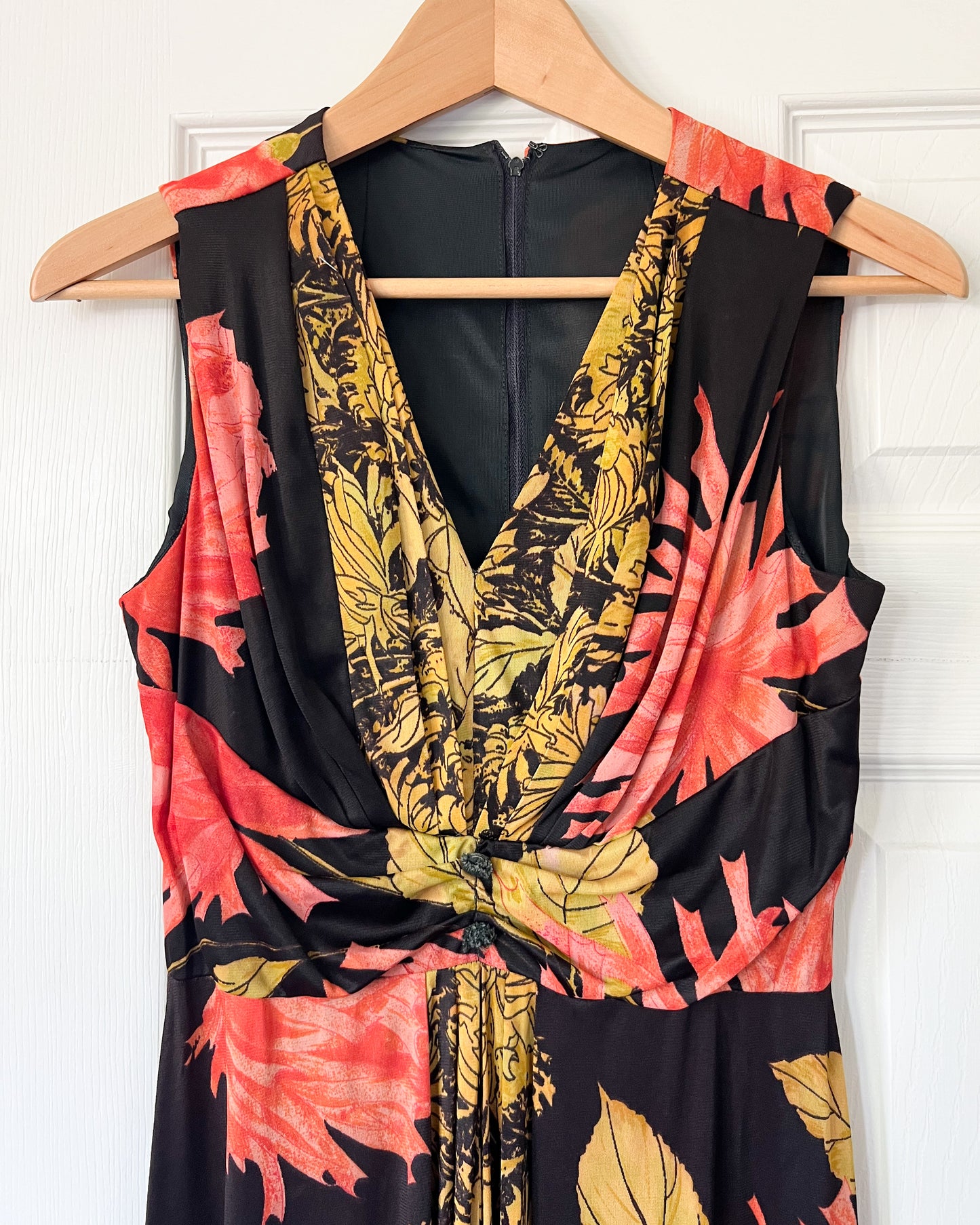 Floral Sleeveless Maxi Dress