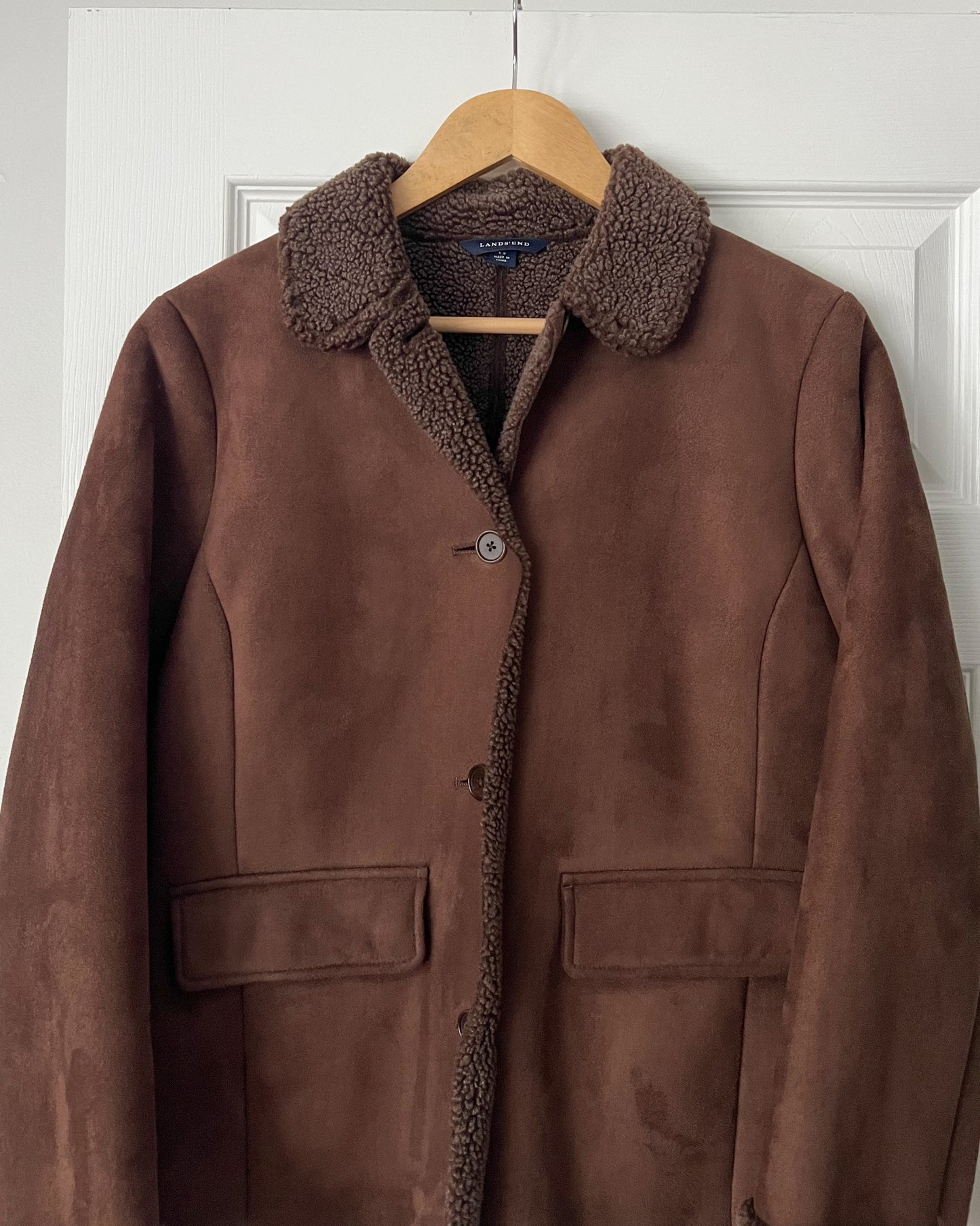 Lands End Sherpa Lined Jacket
