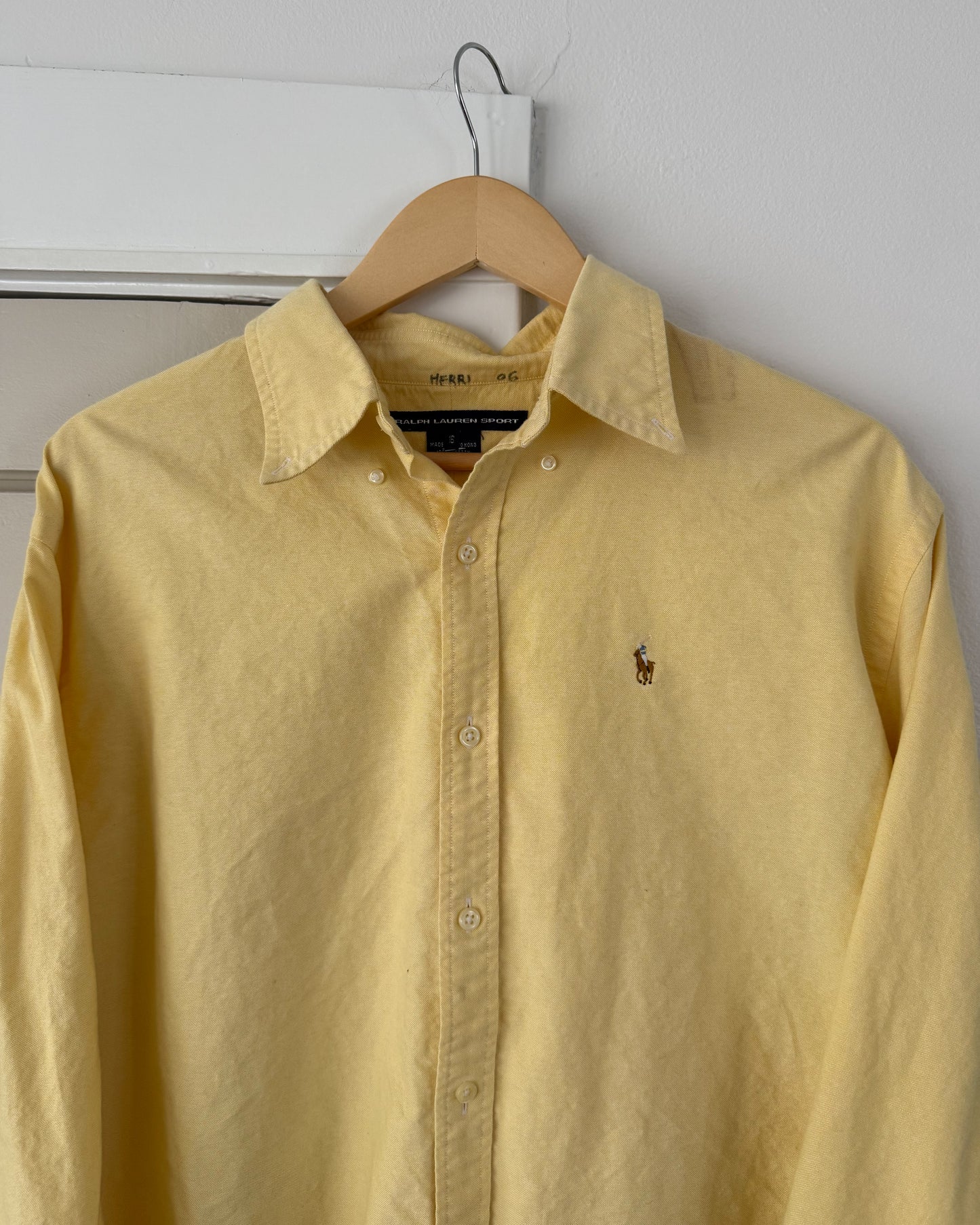 Ralph Lauren Yellow Button Up
