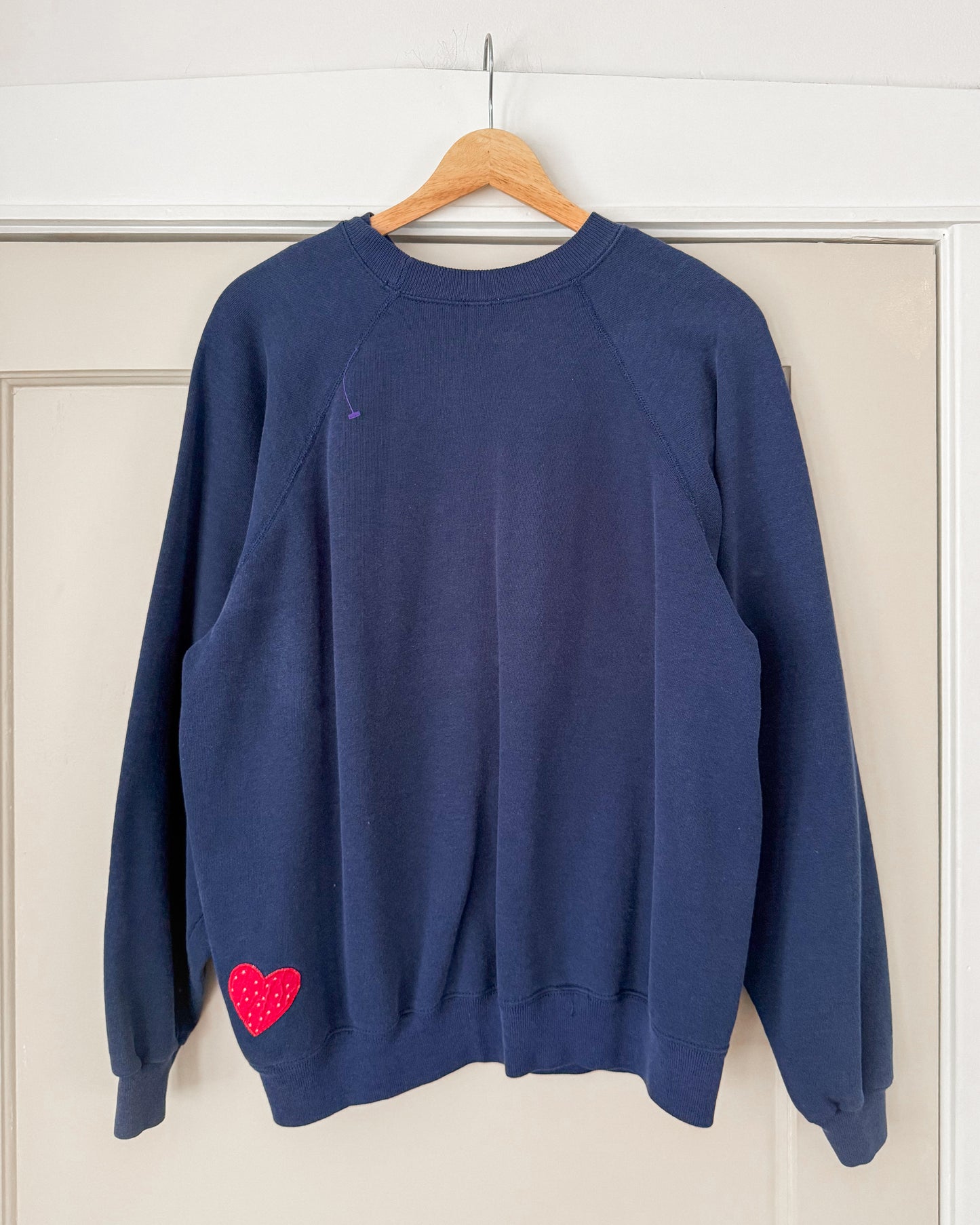 American Flag Navy Crewneck Sweater
