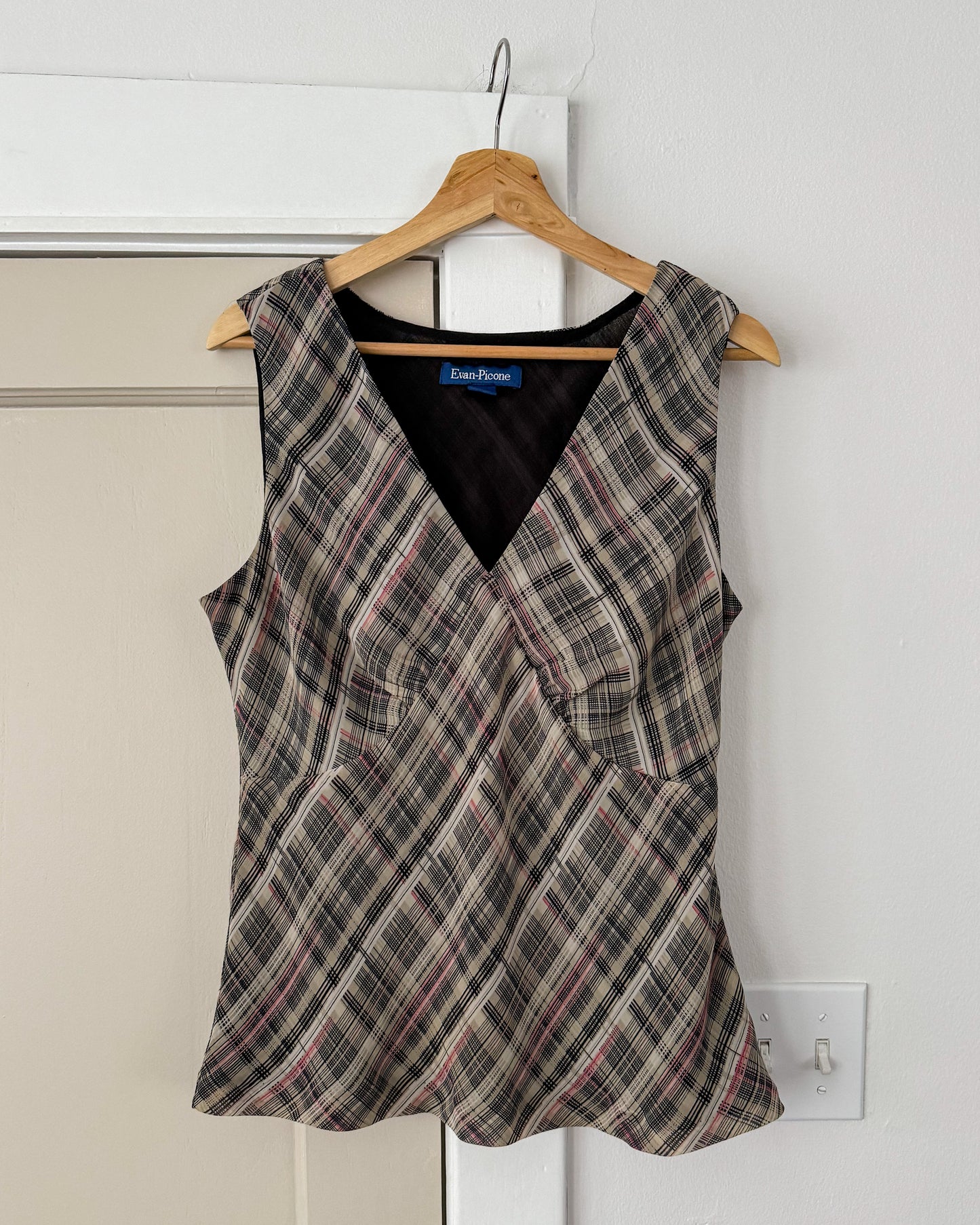 Plaid Tank Top