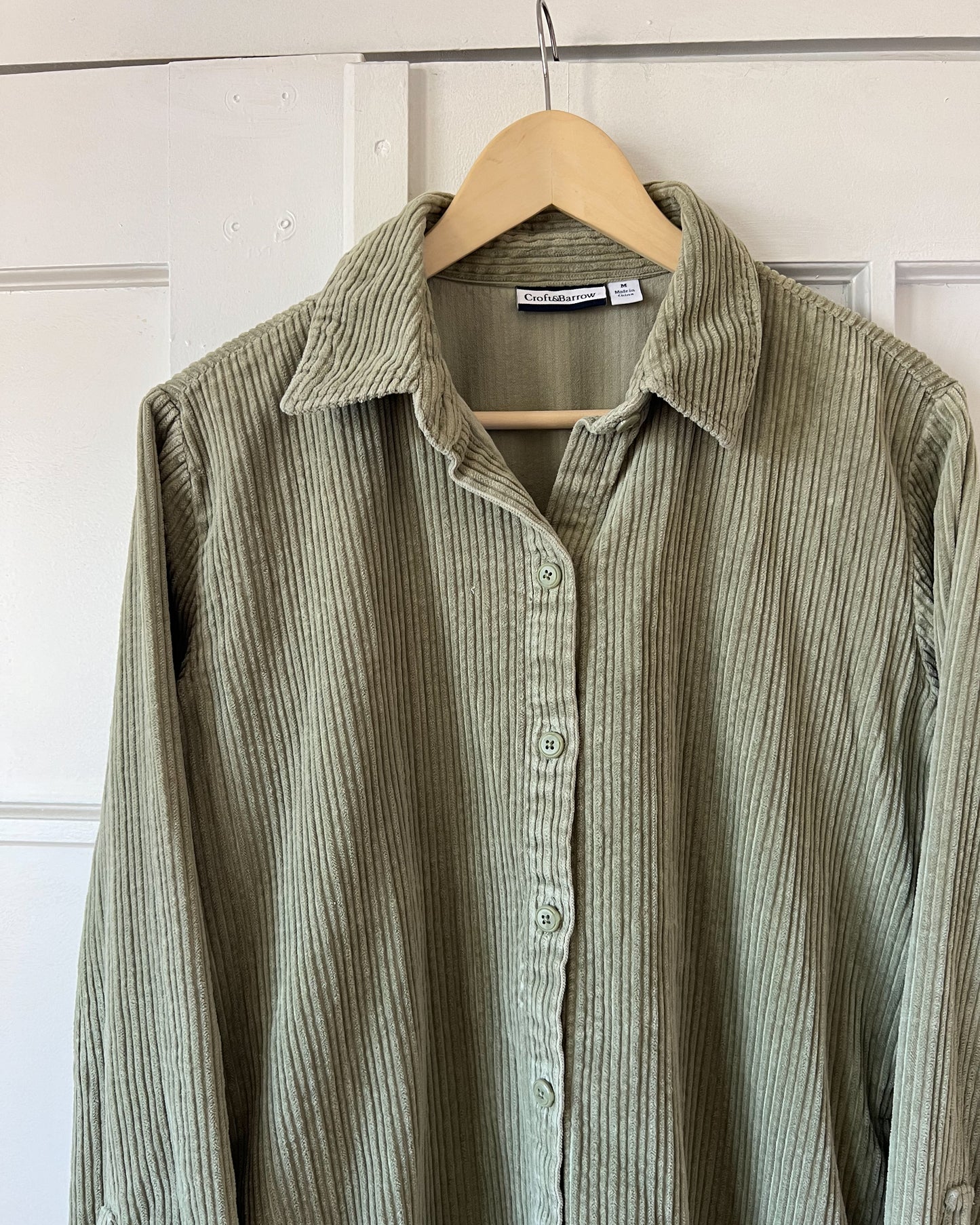 Sage Green Corduroy Shirt