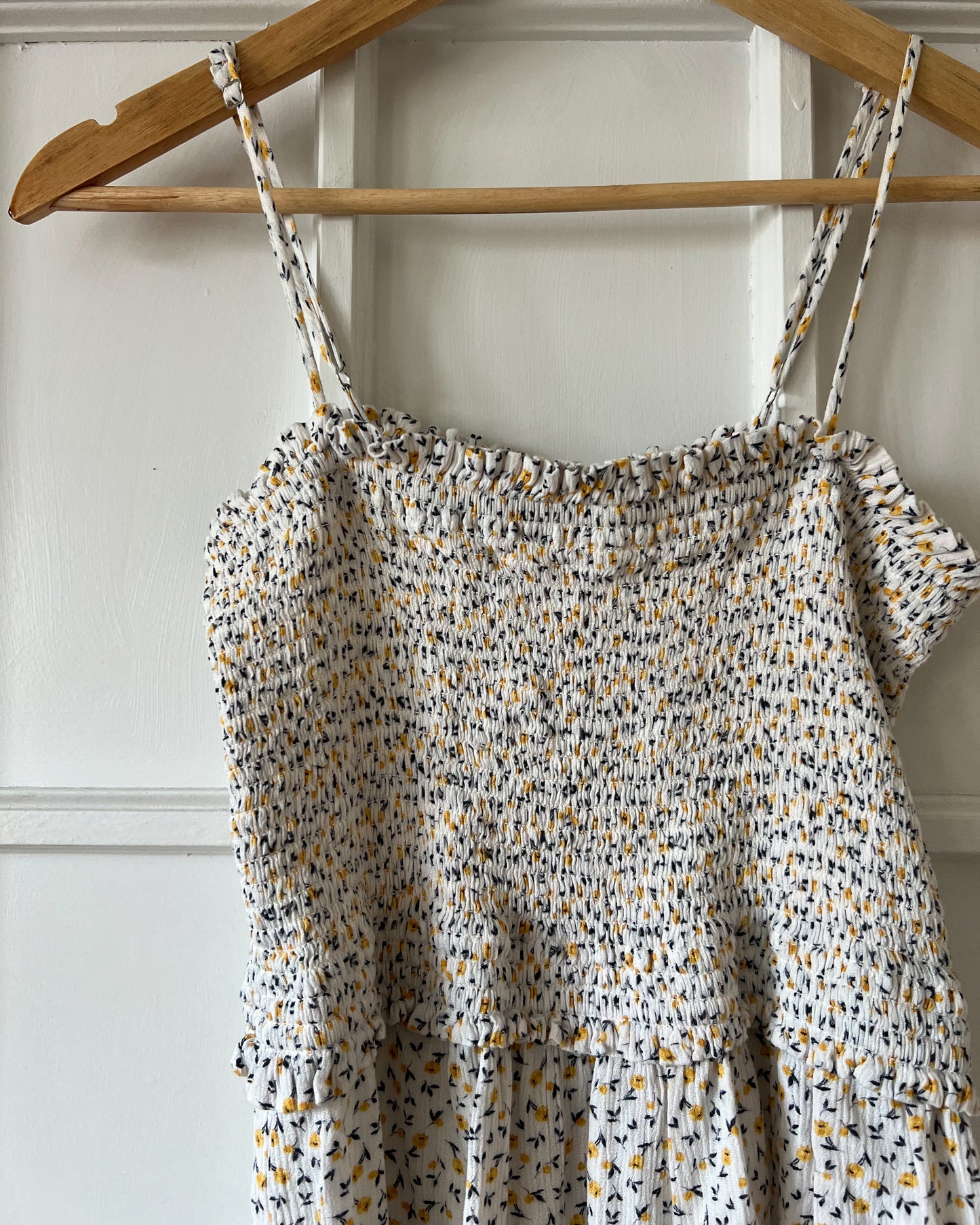 Floral Smocked Tank Top