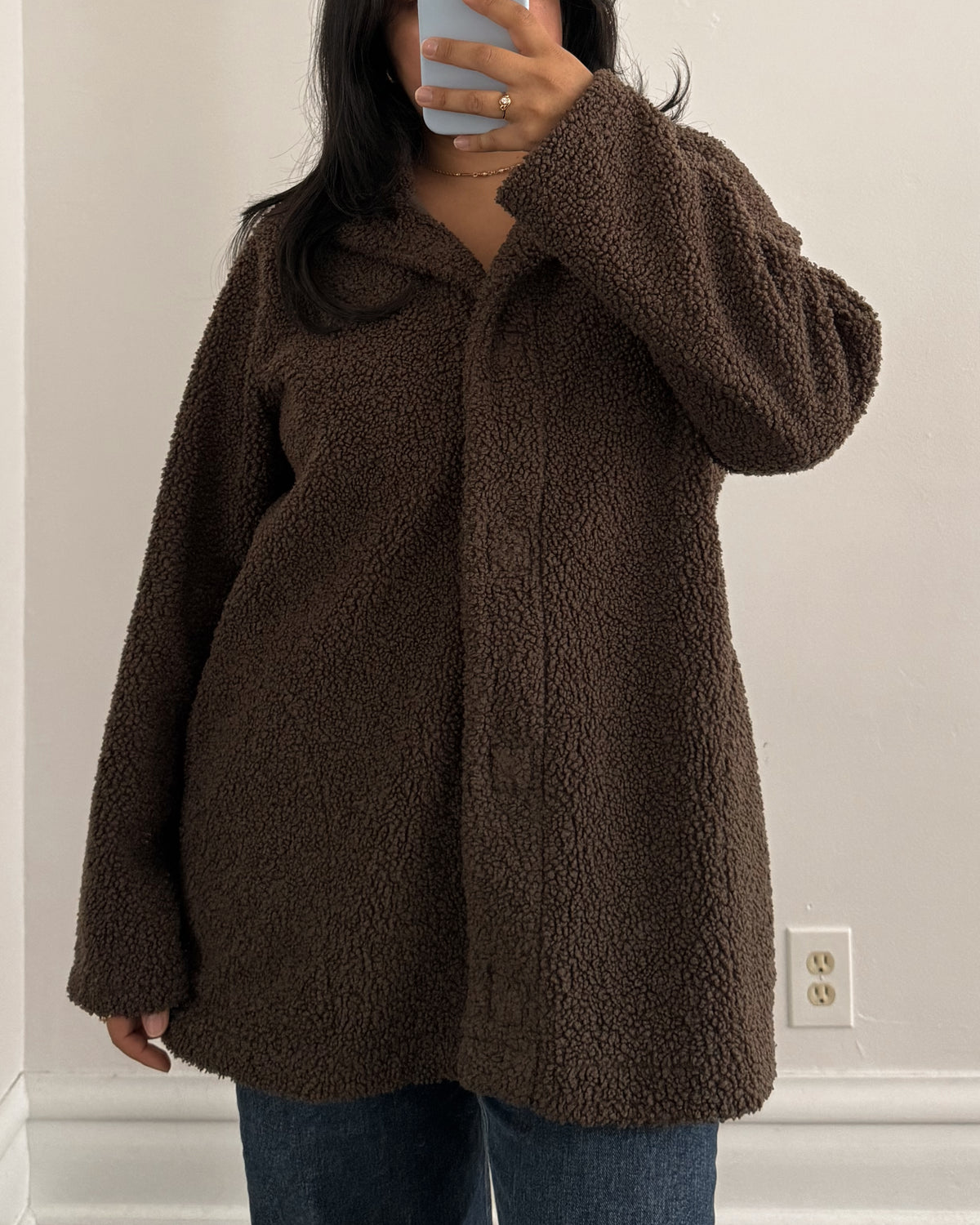 Pure Jill Brown Sherpa Jacket