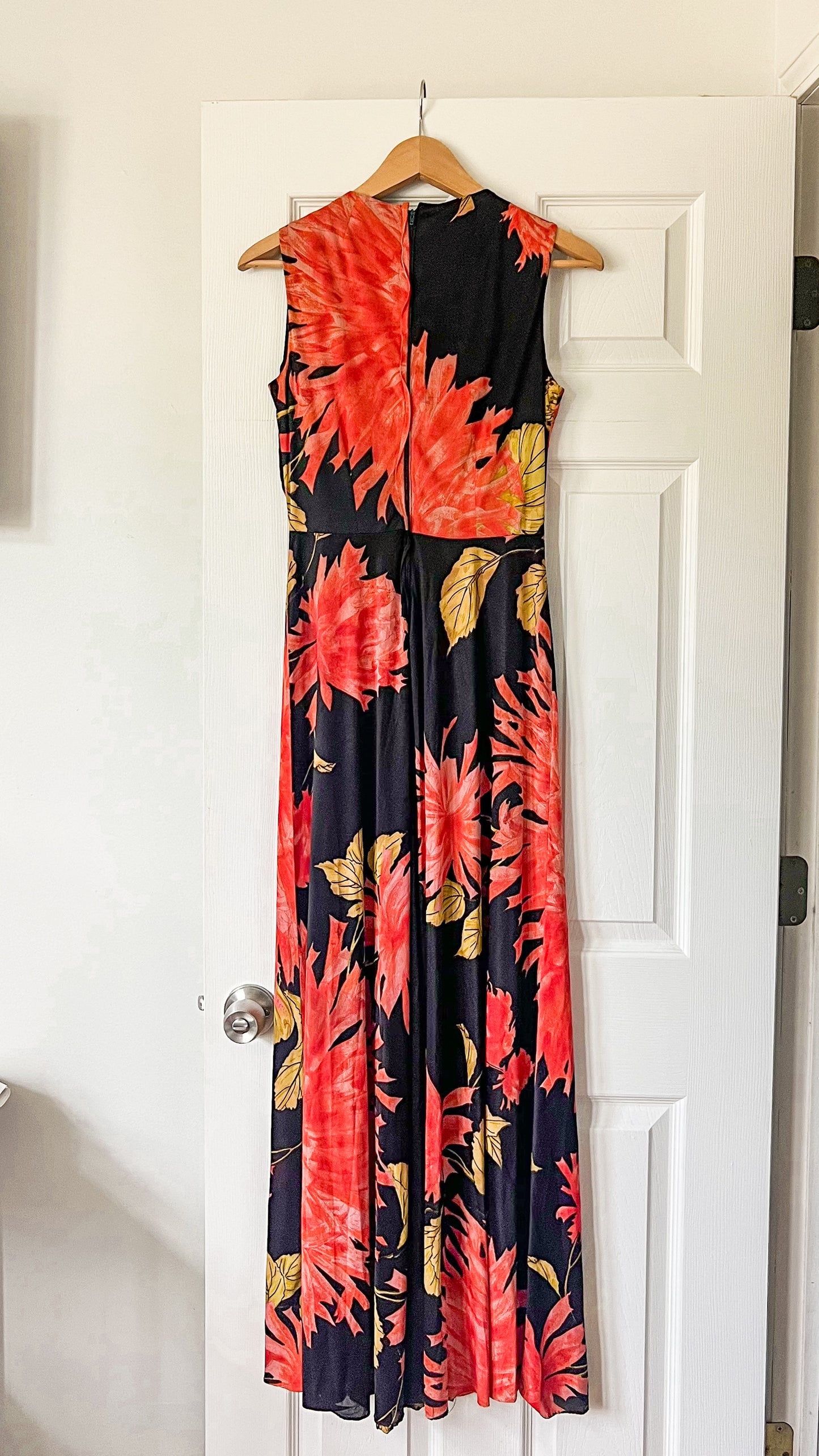 Floral Sleeveless Maxi Dress
