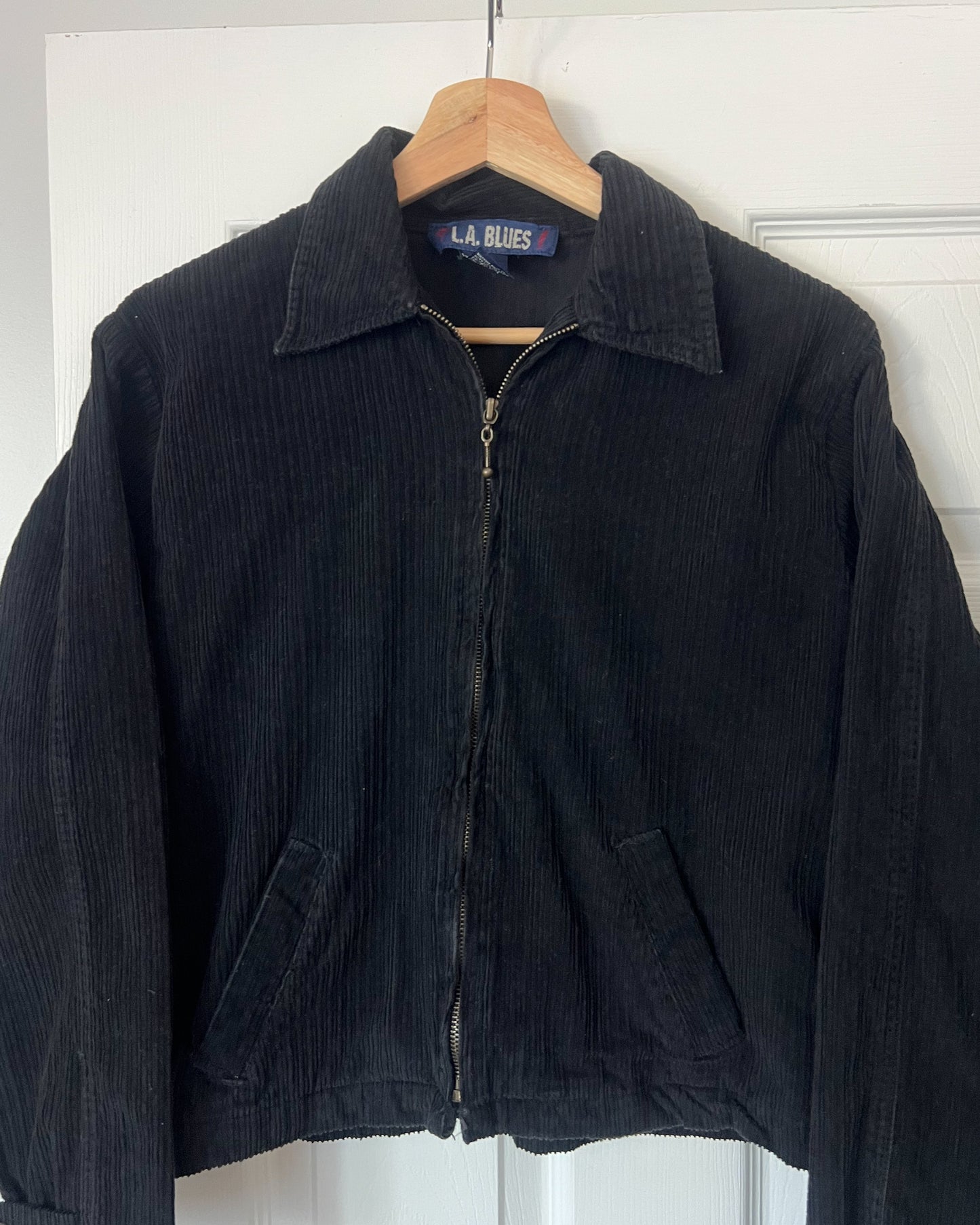 Black Corduroy Cropped Jacket