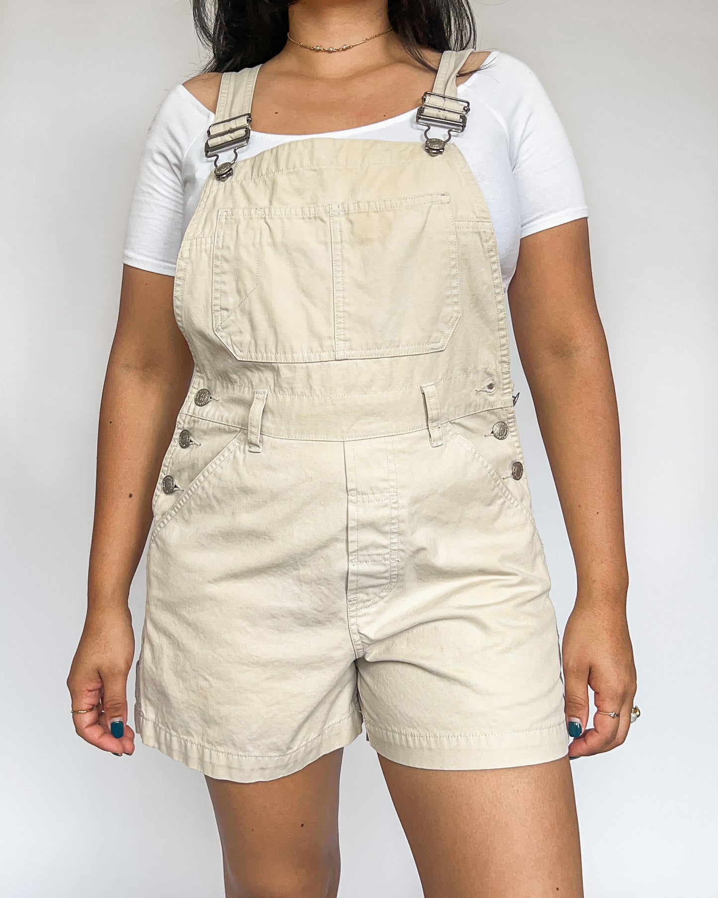 Cream Shortalls