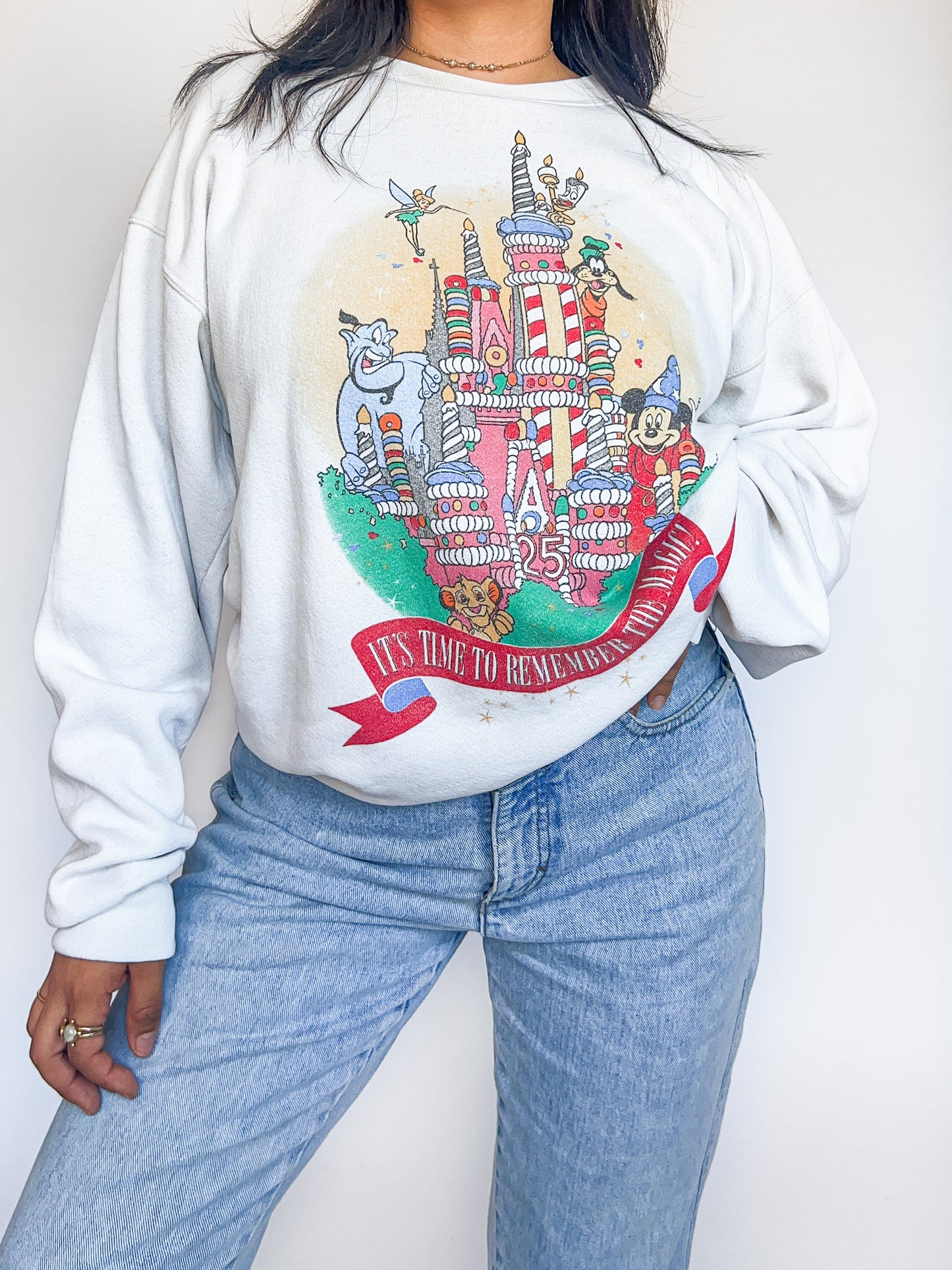 25 Year Anniversary Disney Anniversary Crewneck