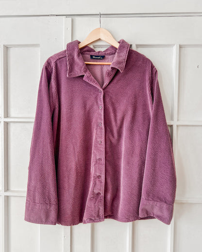 Purple Corduroy Shirt