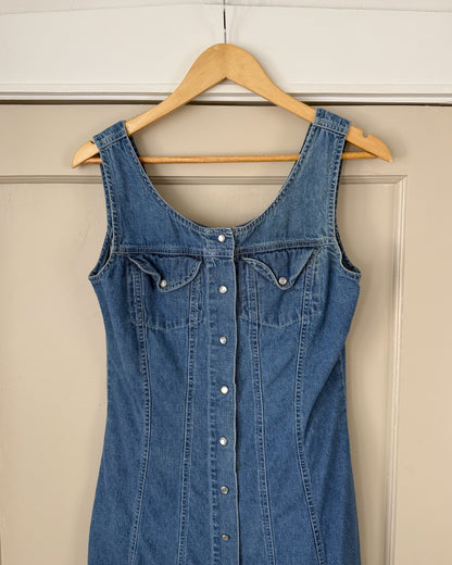 Vintage Denim Mini Dress