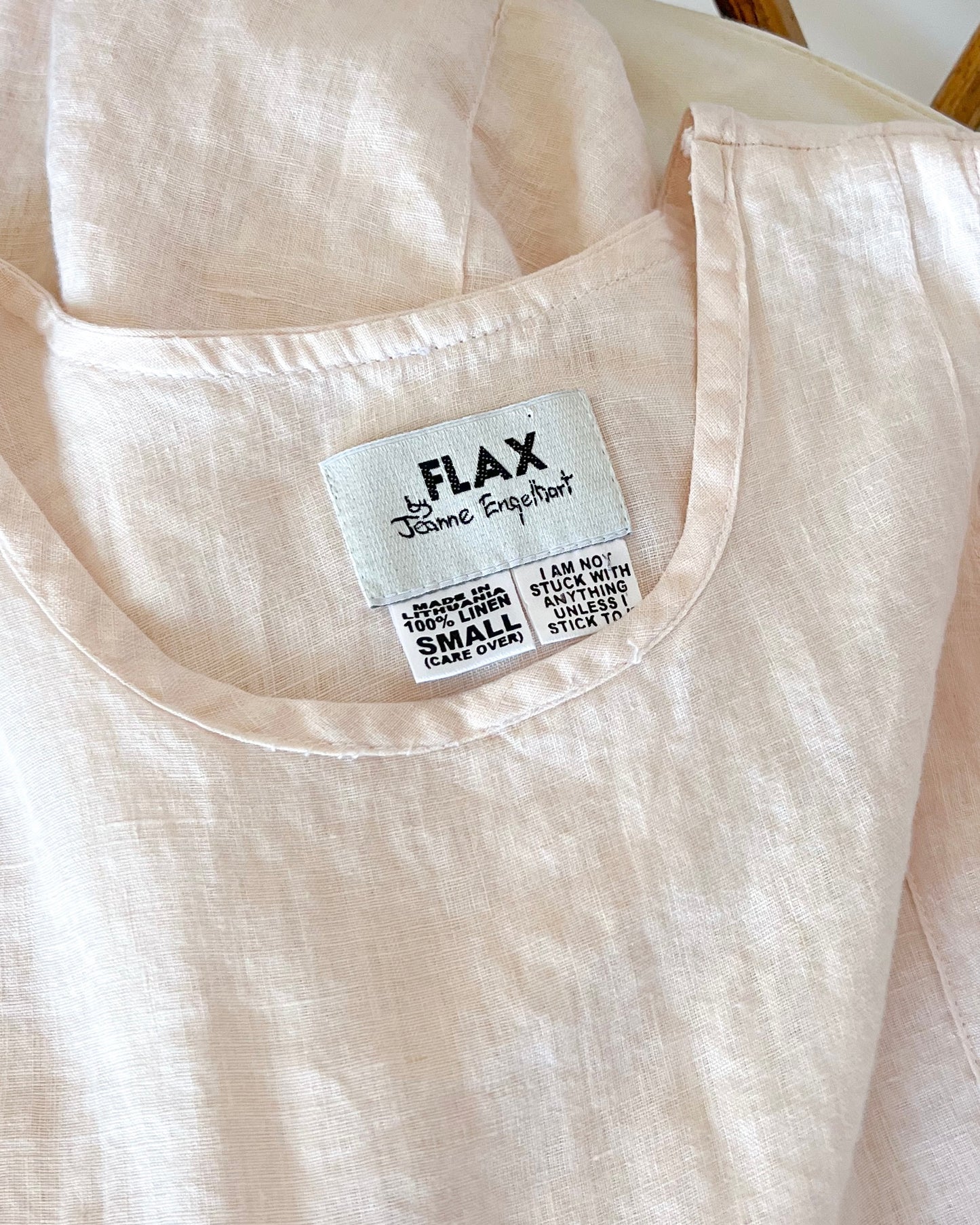 Flax Linen Rose Maxi Dress