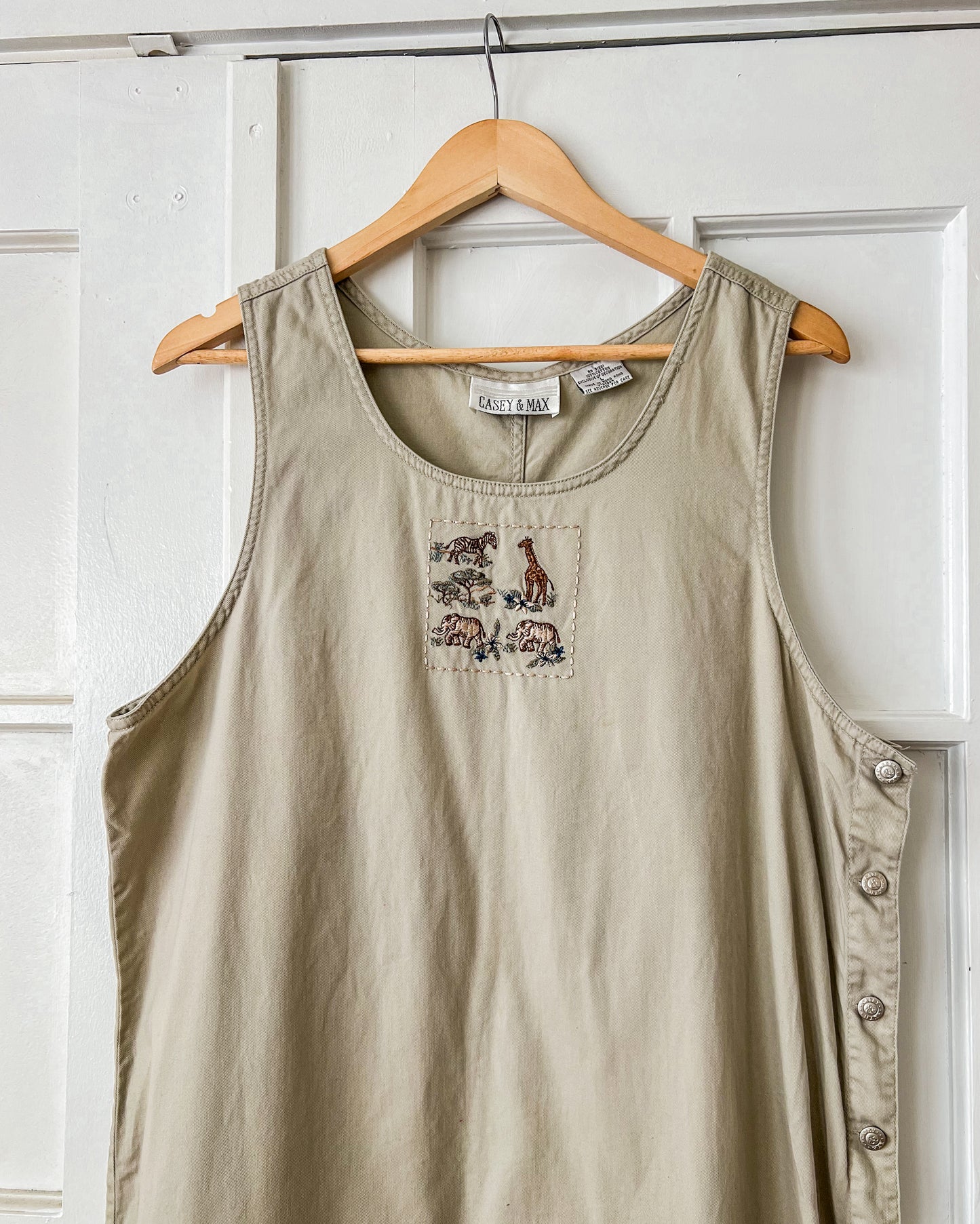 Safari Embroidered Dress