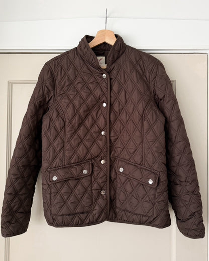 Brown Quilted Jacket