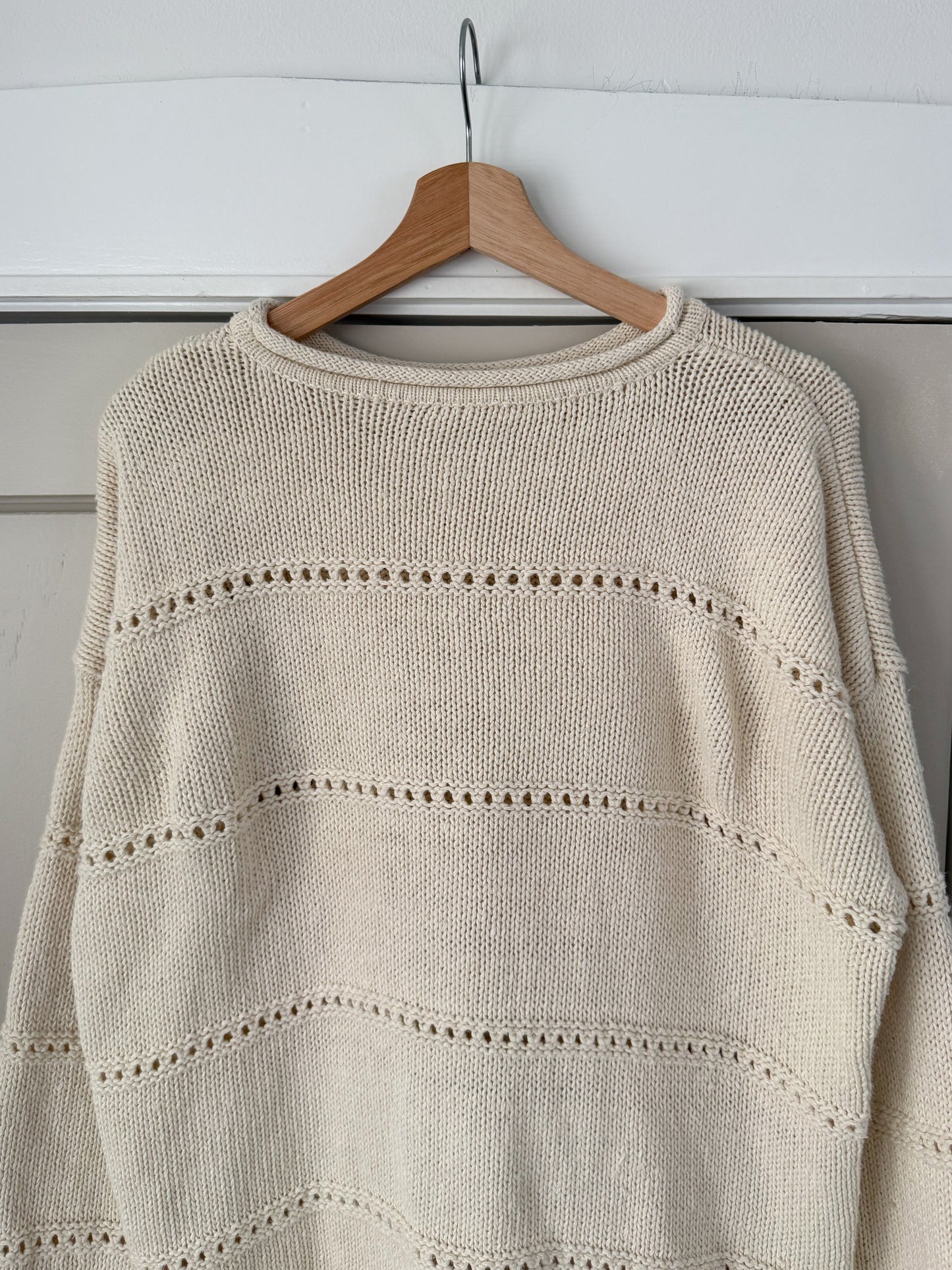 Vintage Ivory Knitted Sweater