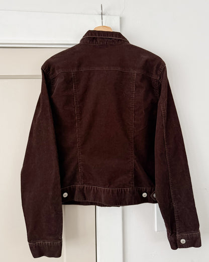 Brown Micro Corduroy Jacket