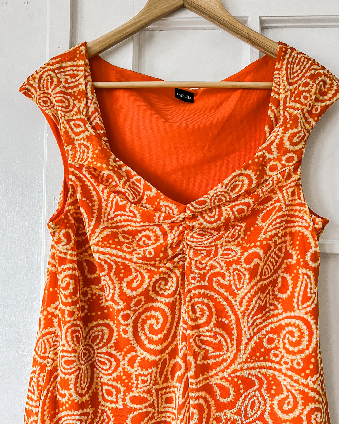 Orange Floral Tank