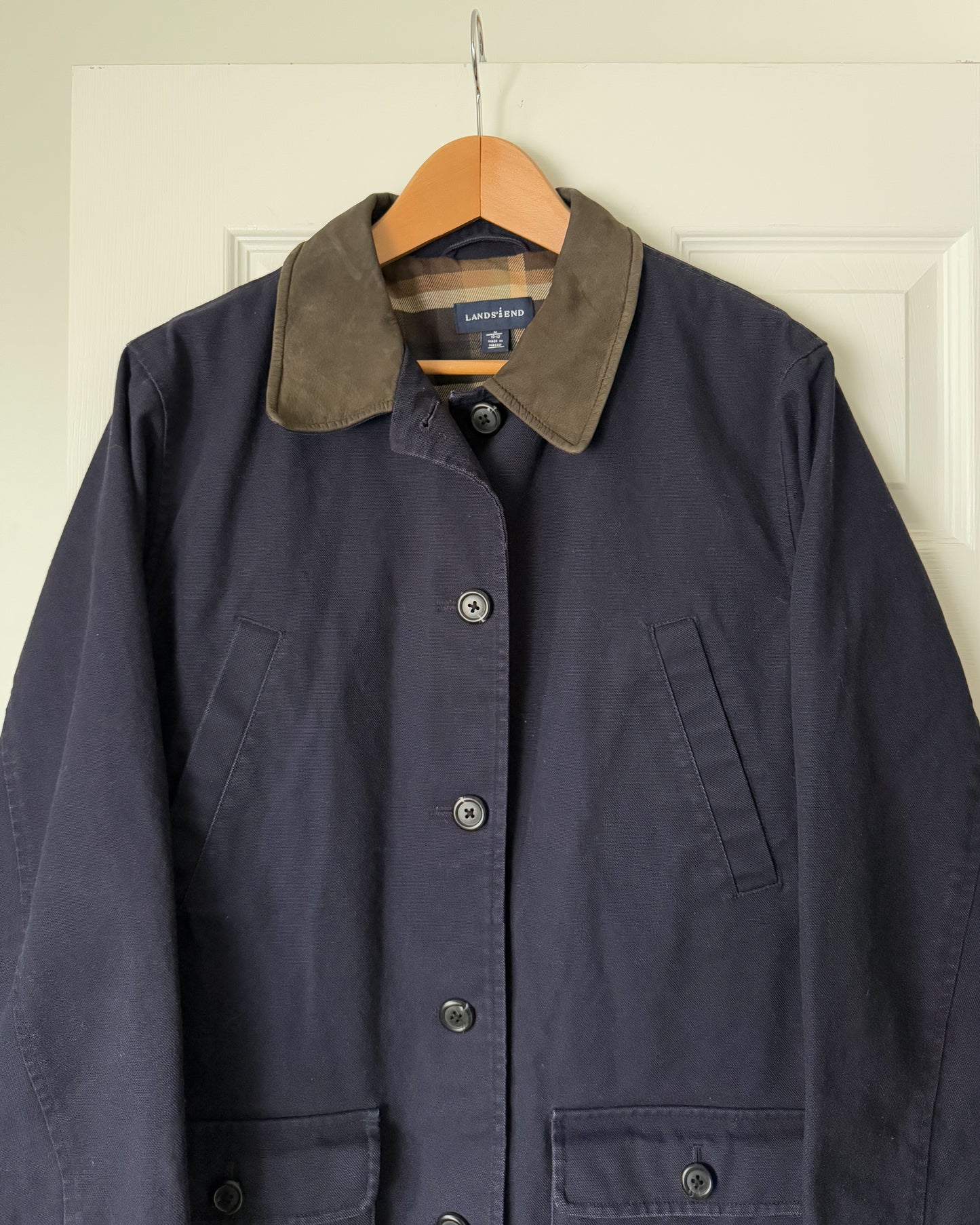 Lands’ End Canvas Flannel Chore Jacket
