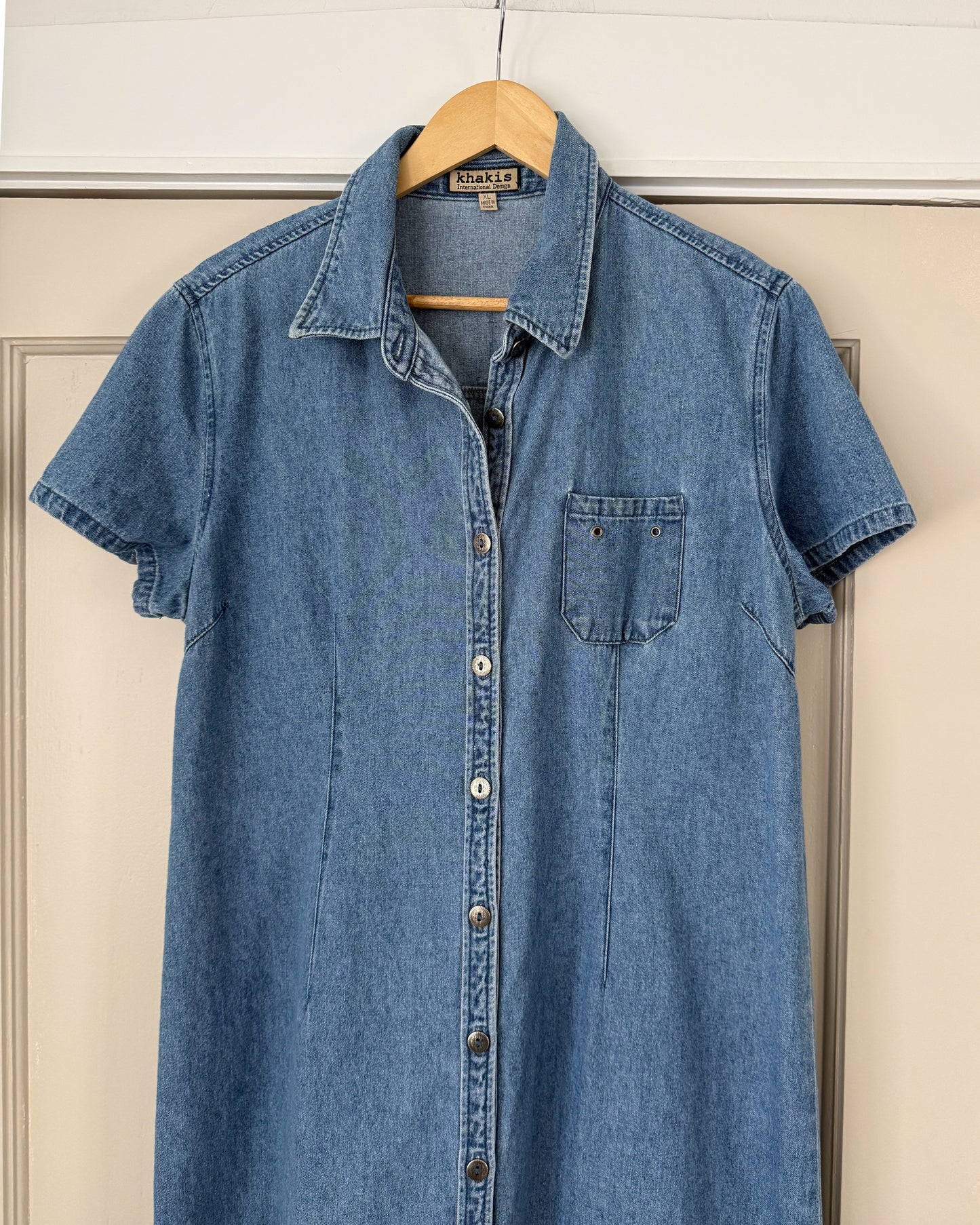 90’s Denim Maxi Dress