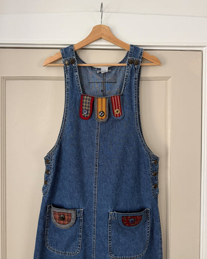Vintage Denim Maxi Dress
