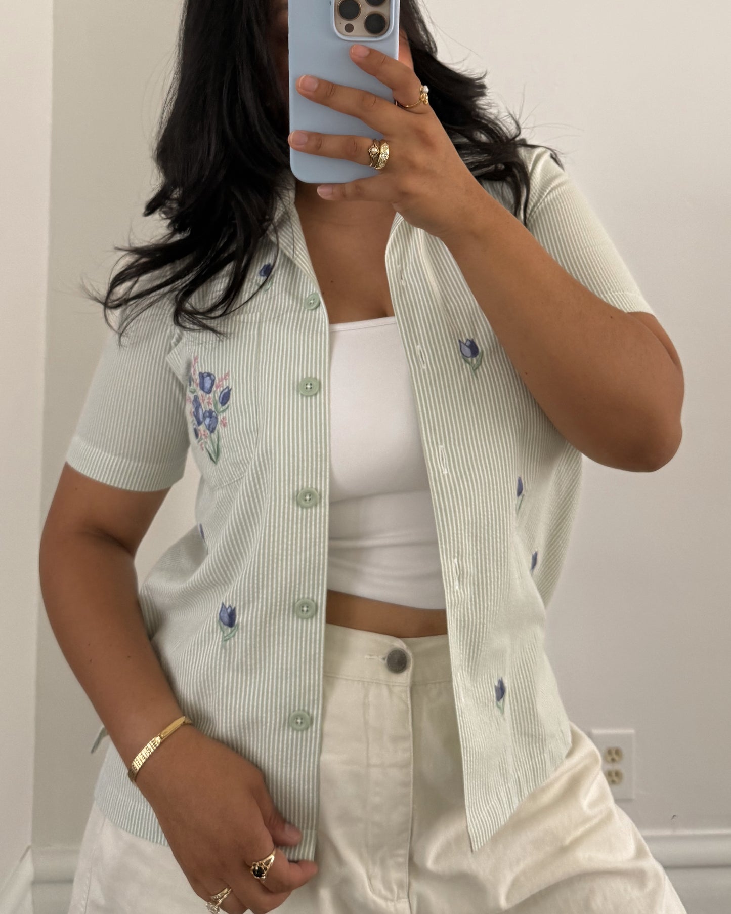 Tulip Striped Button Down