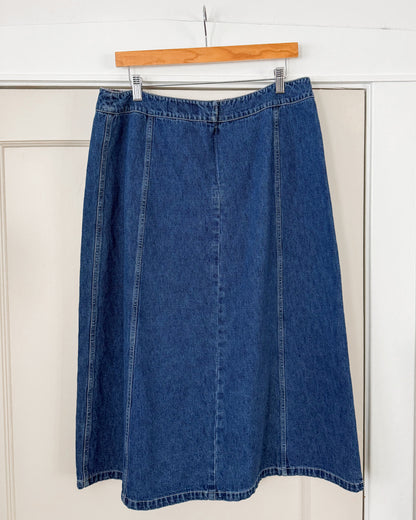 Denim Midi Skirt