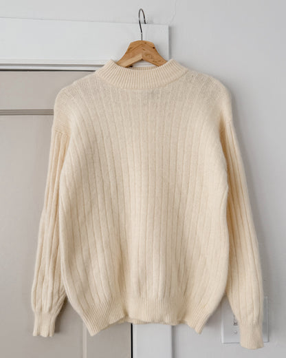 Wool Cream Sweater