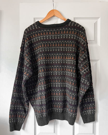 Towncraft Multi Patterned Knitted Sweater