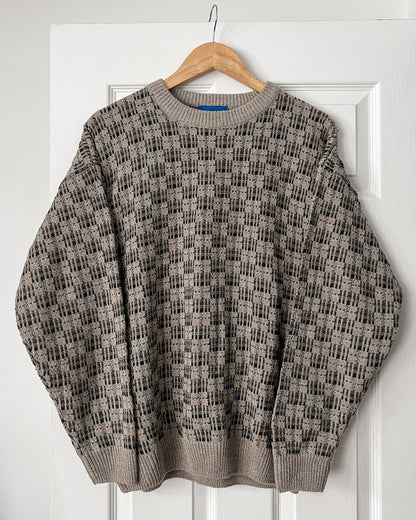 Towncraft Patterned Knitted Sweater