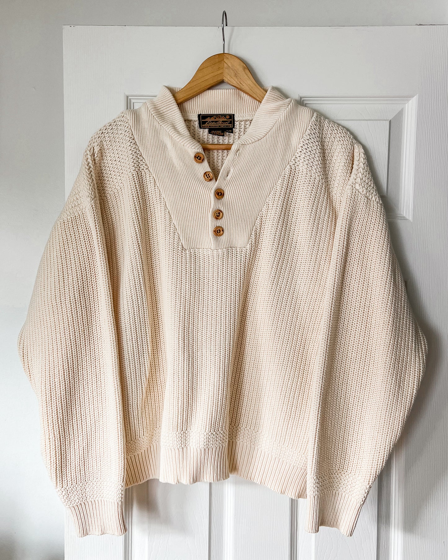 Eddie Bauer Henley Knitted Sweater