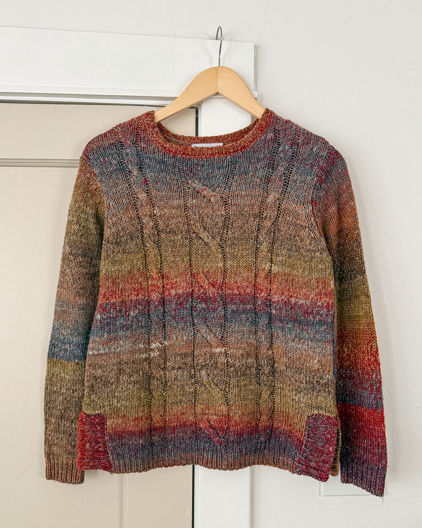 Colorful Striped Knitted Sweater