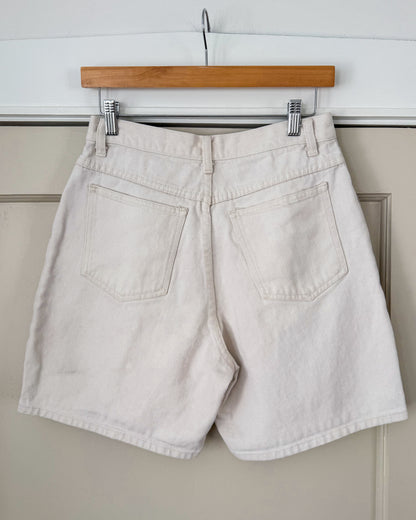 Shorts with Embroidered Flowers