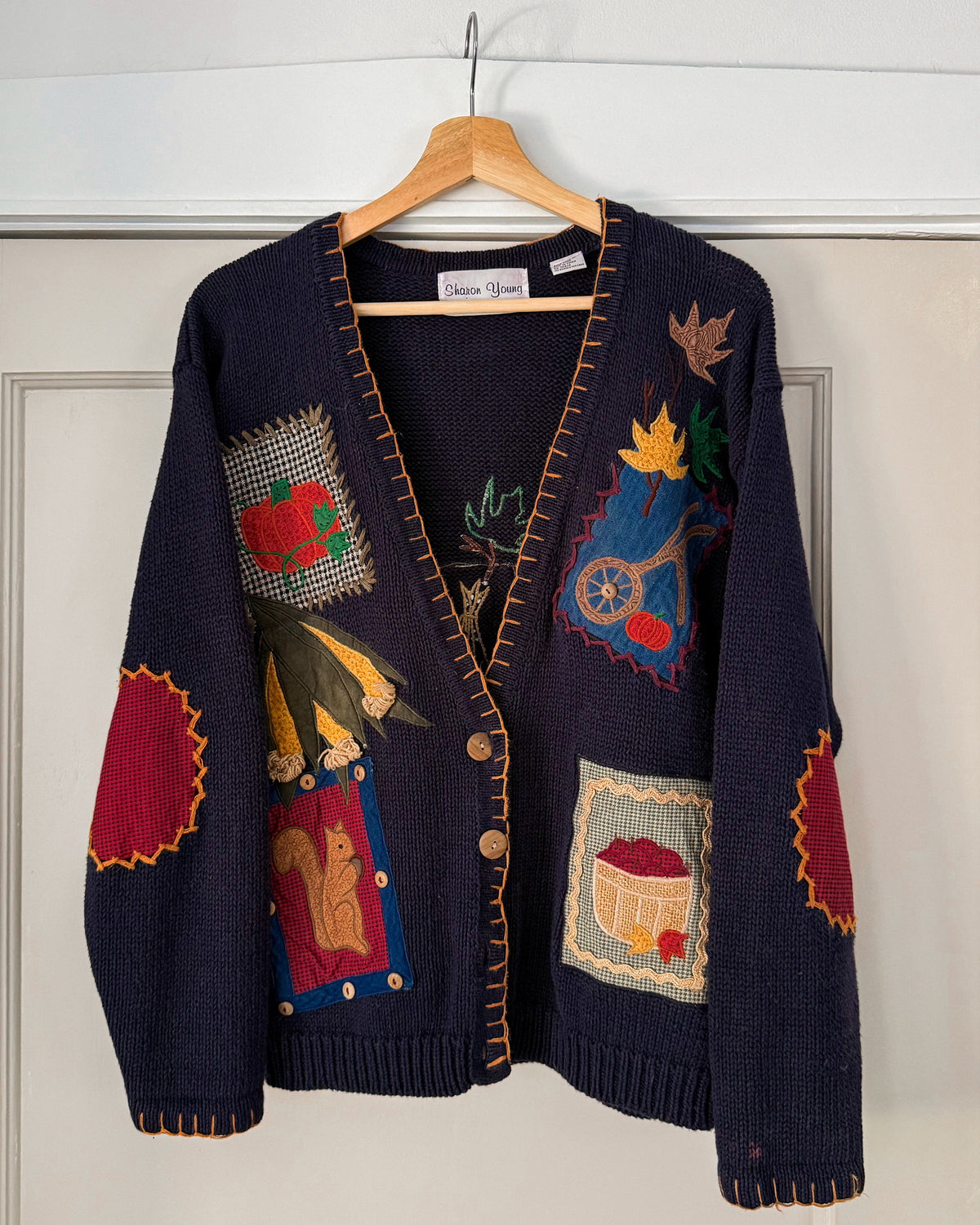90’s Fall Cardigan Knitted Sweater