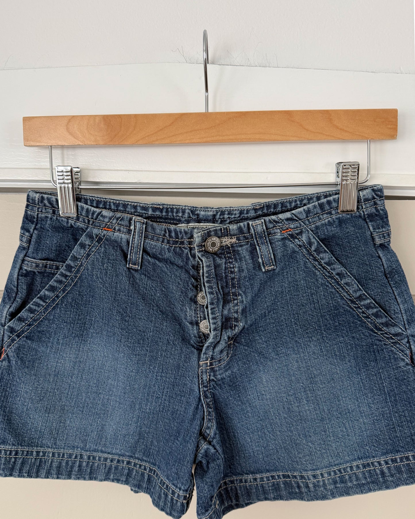 Vintage American Eagle Low Rise Denim Short Shorts