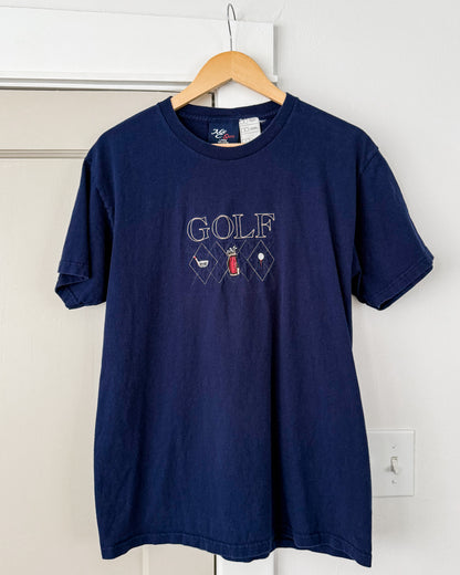 Golf Embroidered T Shirt