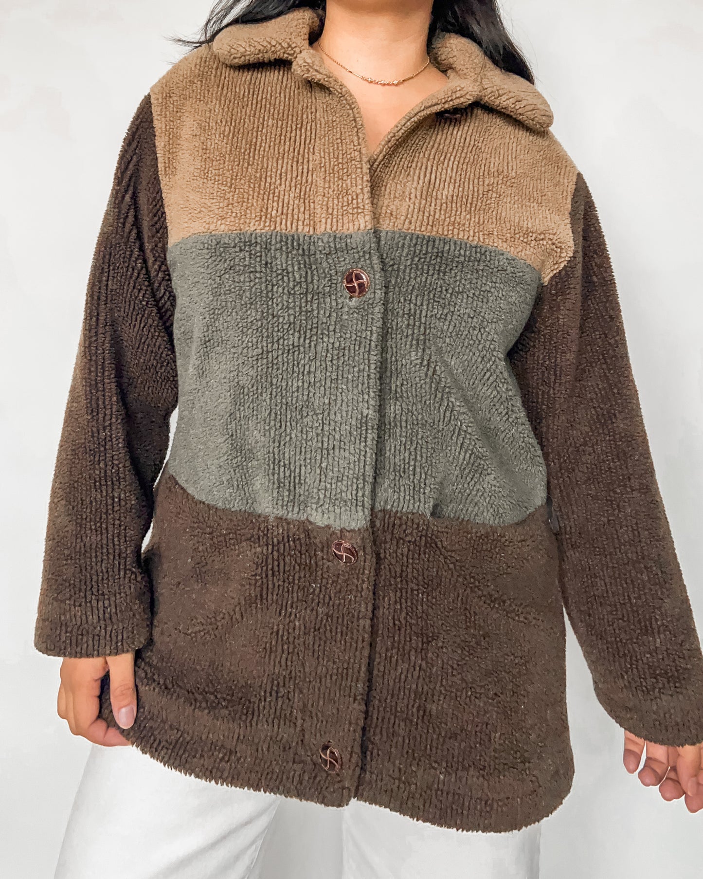 Fleece Colorblock Jacket