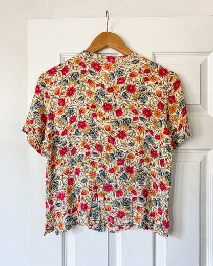 Floral Button Up