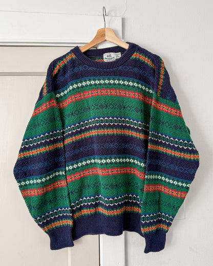 Multicolored Knitted Sweater