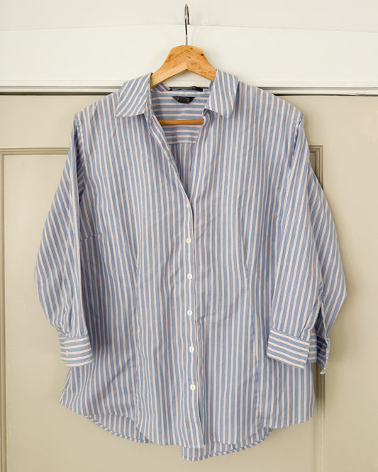 Eddie Bauer Striped Button Down