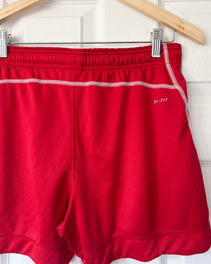Nike Red And White Shorts