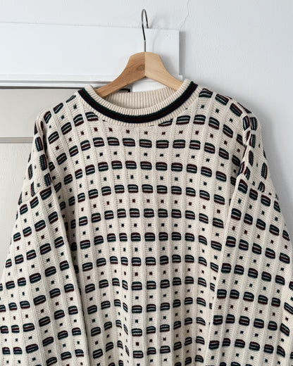Northcrest Patterned Knitted Sweater