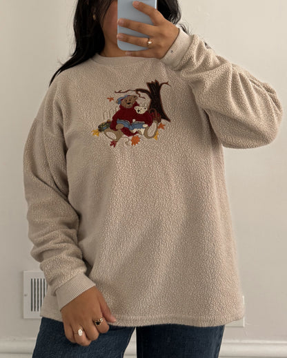 90’s Bear Fall Crewneck Sweater