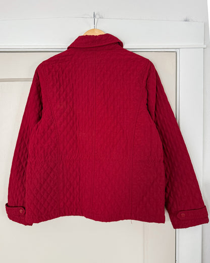 Merona Red Quilted Jacket