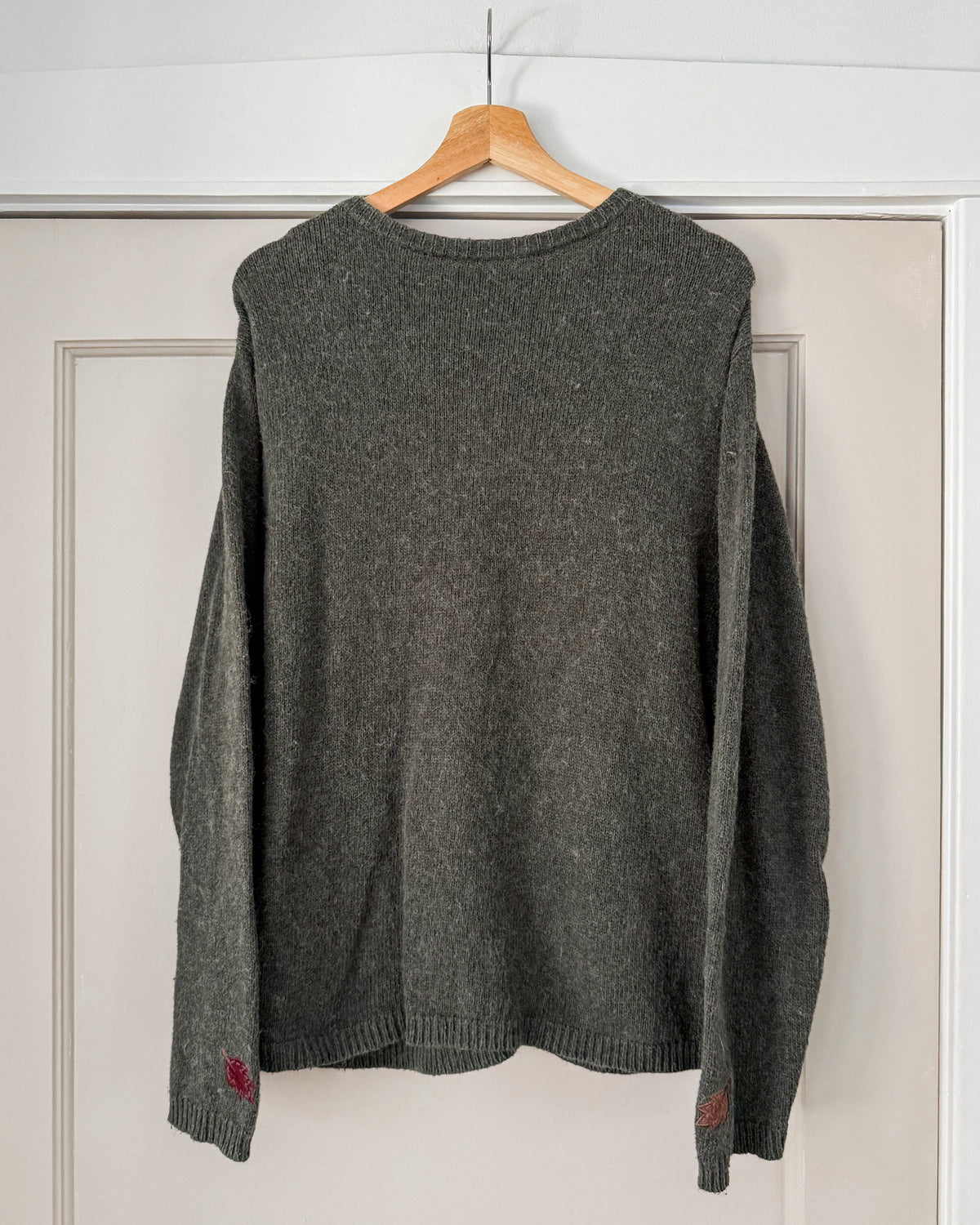 Moose Fall Zip Up Sweater