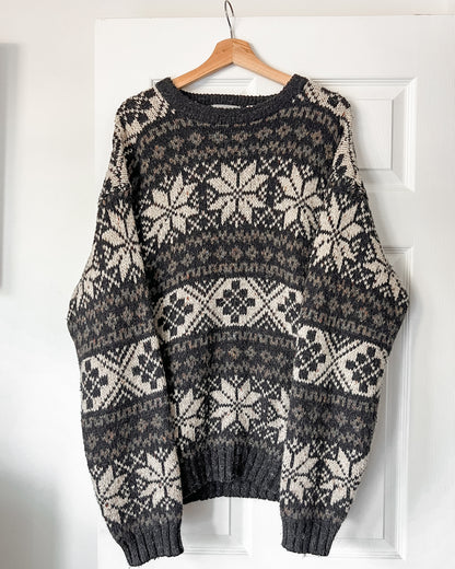 Cattivo Multi Pattern Knitted Sweater