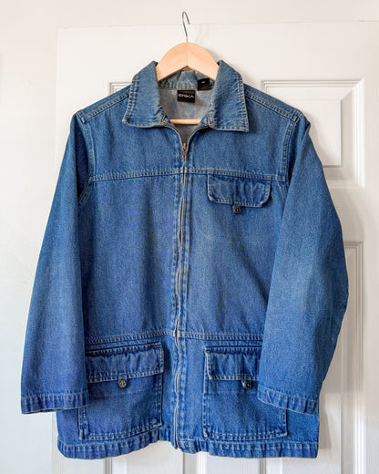 Erika Denim Zip Up Jacket