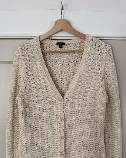 Talbots Cream Cardigan