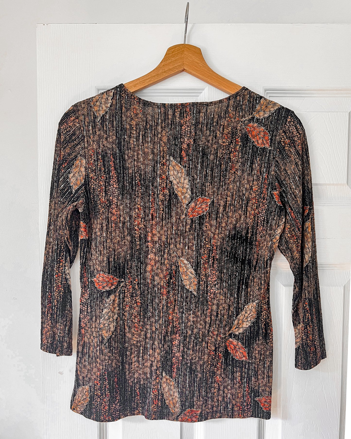 Leaf Gold Sparkle Blouse